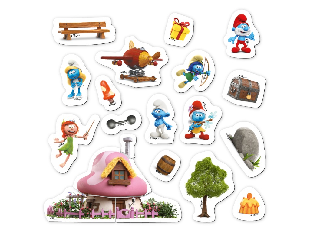 Магнитный Дом Мечты The Smurfs, Коттедж Смурфетты, DoDo 200618
