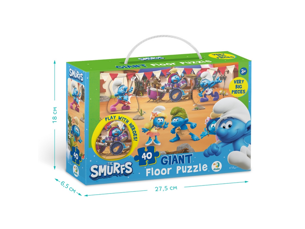 Пазл підлоговий The Smurfs 200619, 40 елементів, DoDo