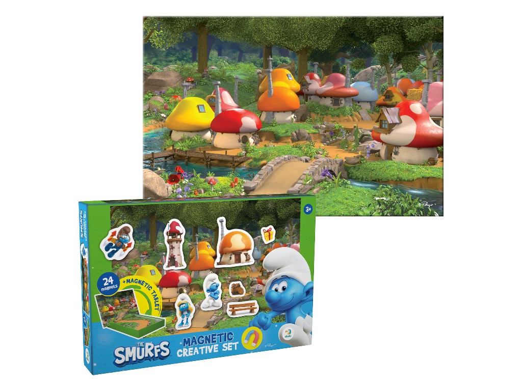 Магнитная игра с планшеткой The Smurfs, DoDo 200627