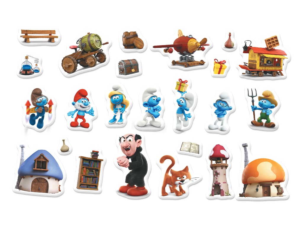 Магнитная игра с планшеткой The Smurfs, DoDo 200627