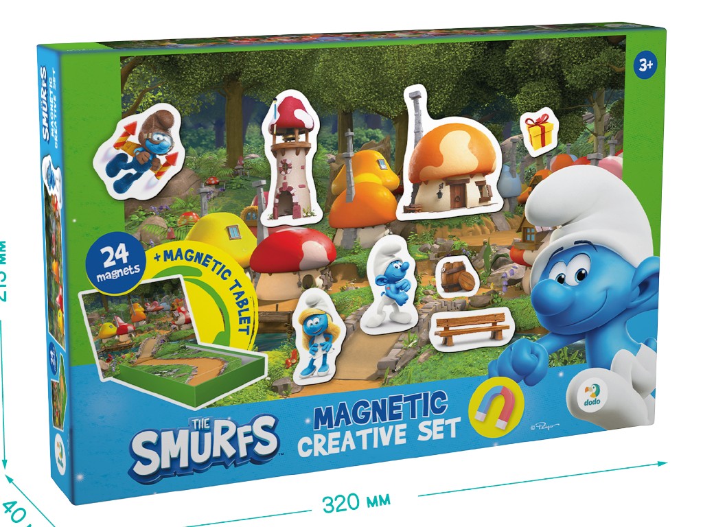Магнитная игра с планшеткой The Smurfs, DoDo 200627