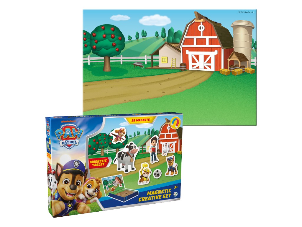 Магнитная игра с планшеткой Paw Patrol, Приключения на ферме, DoDo 200639