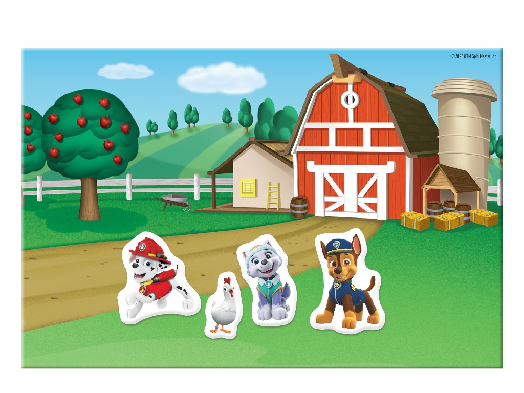 Магнитная игра с планшеткой Paw Patrol, Приключения на ферме, DoDo 200639