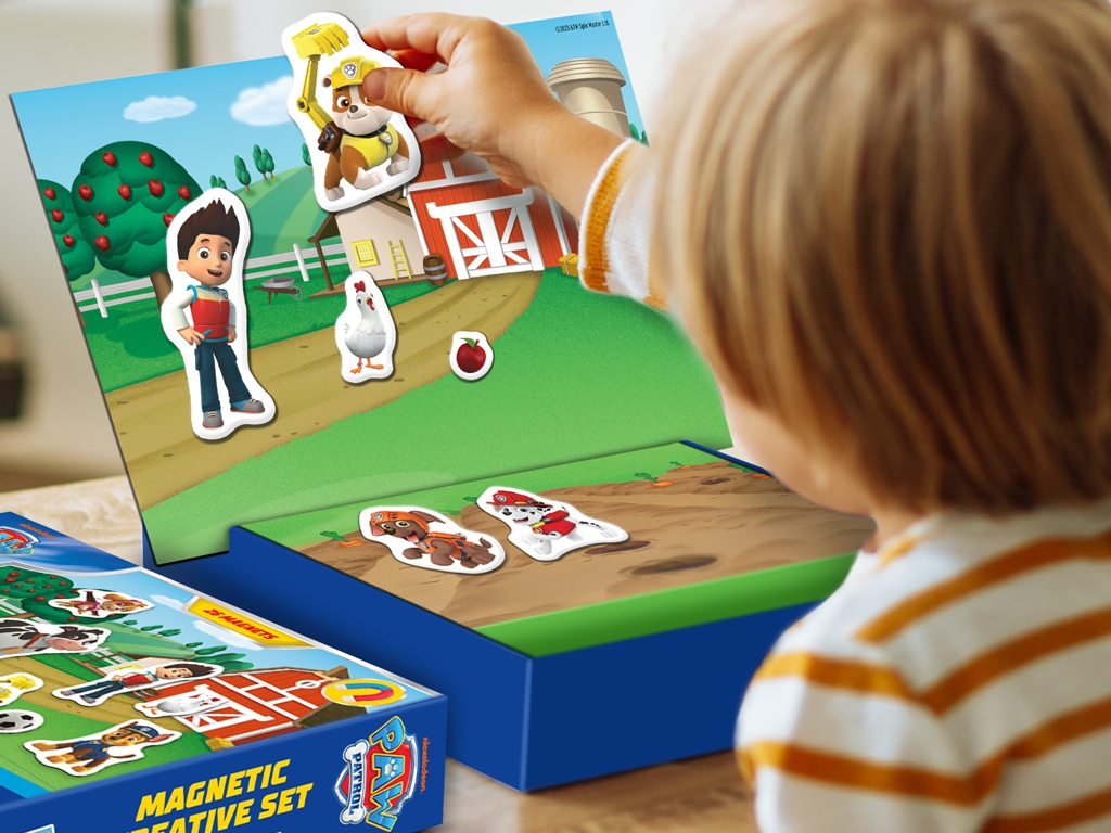 Магнитная игра с планшеткой Paw Patrol, Приключения на ферме, DoDo 200639