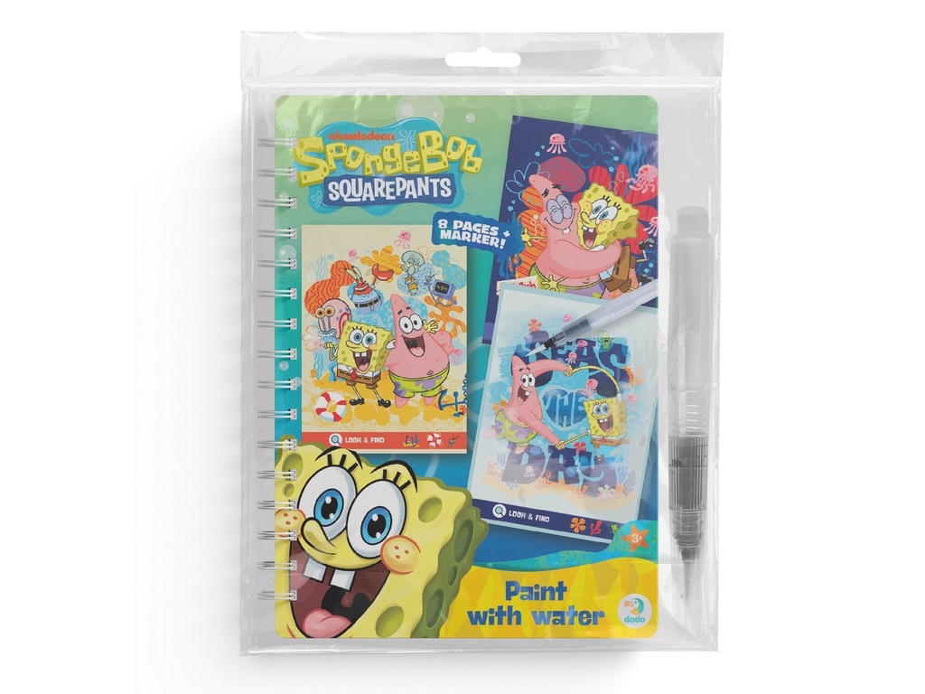 Водная раскраска многоразовая "SpongeBob", DoDo