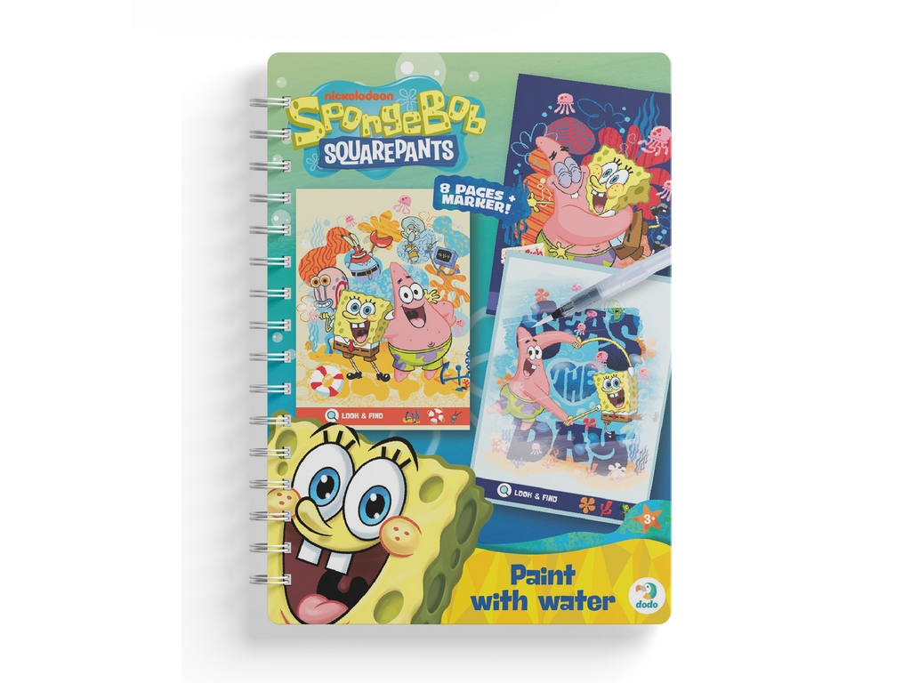 Водная раскраска многоразовая "SpongeBob", DoDo