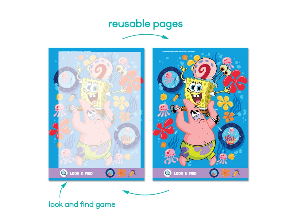 Водная раскраска многоразовая "SpongeBob", DoDo