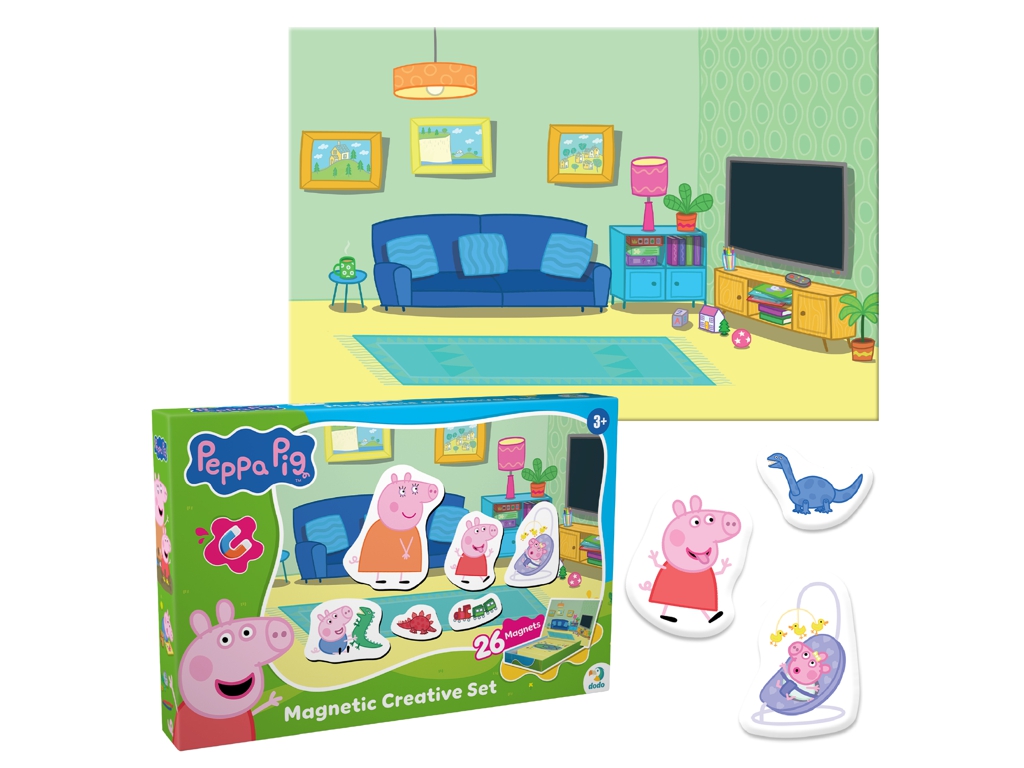 Магнитная игра с планшеткой Peppa Pig, DoDo 200665