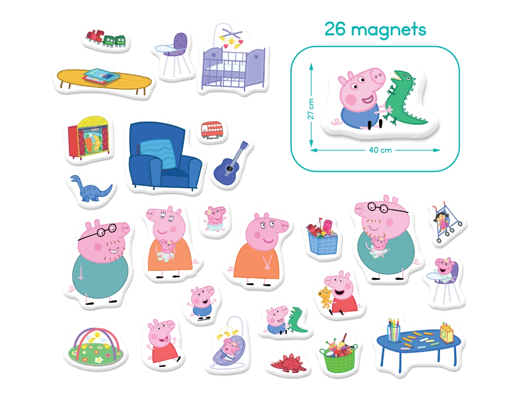 Магнитная игра с планшеткой Peppa Pig, DoDo 200665