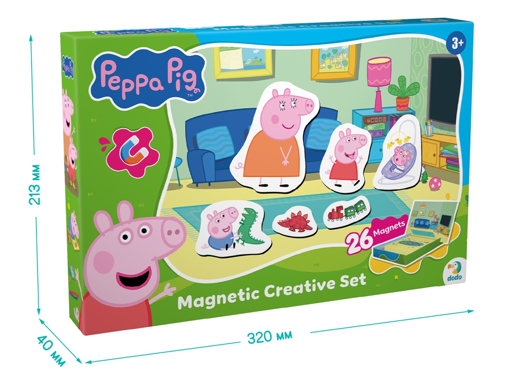 Магнитная игра с планшеткой Peppa Pig, DoDo 200665