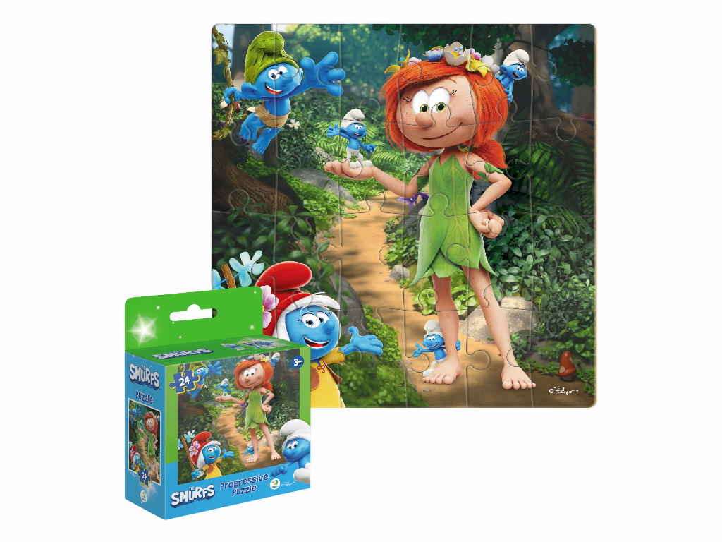 Пазл на 24 элемента The Smurfs, Принцесса в лес, DoDo 200695