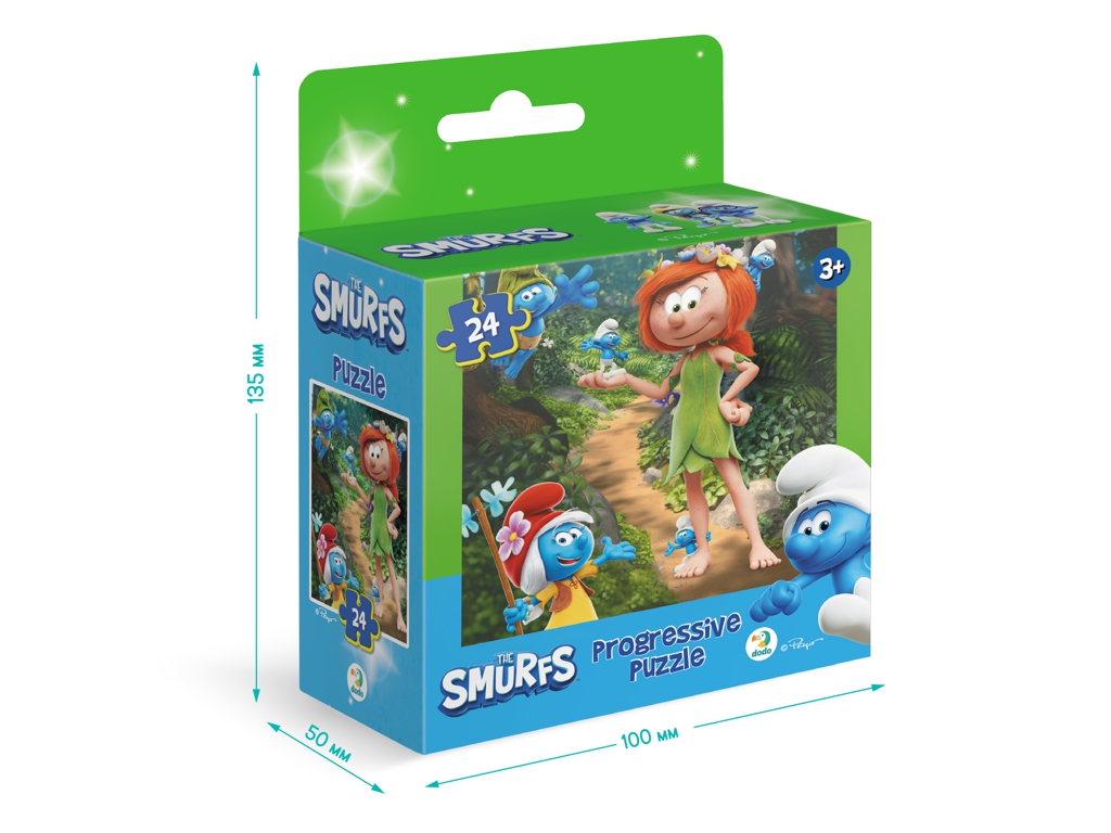 Пазл на 24 элемента The Smurfs, Принцесса в лес, DoDo 200695