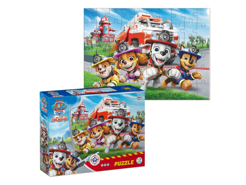 Пазл на 60 элементов Paw Patrol, Пожарно-спасательная станция, DoDo 200747
