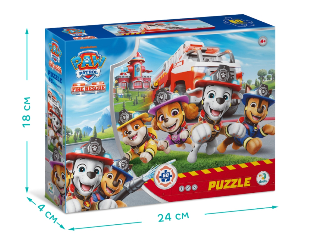 Пазл на 60 элементов Paw Patrol, Пожарно-спасательная станция, DoDo 200747
