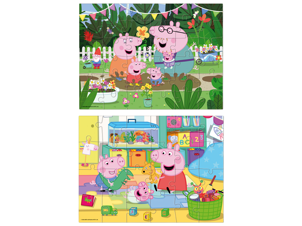 Пазл 2 в 1 Dodo Peppa Pig Время вместе