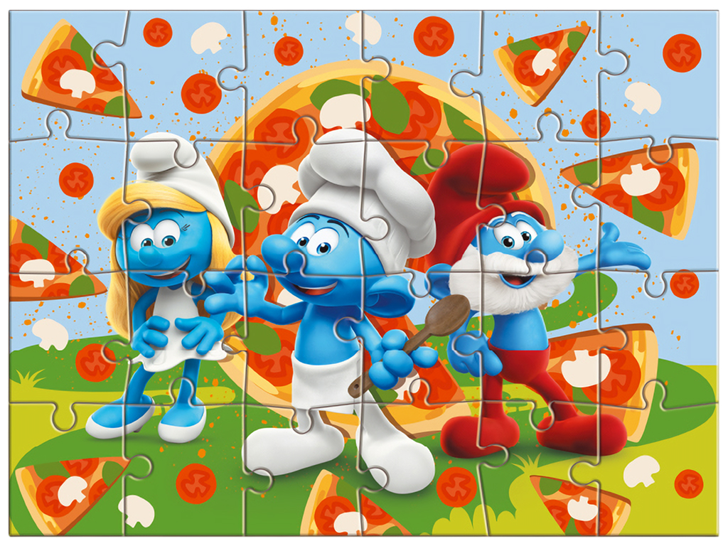 Пазл 2 в 1 The Smurfs Веселые моменты, 24/36 элементов