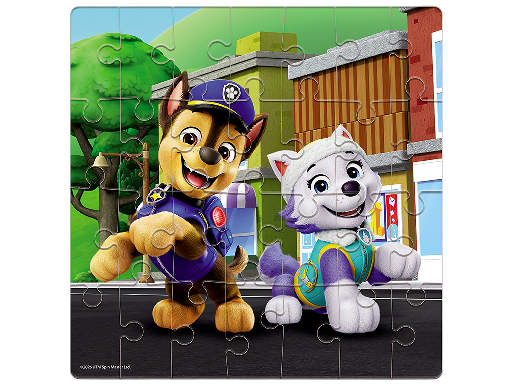 Пазл Paw Patrol по улицам города, 24 элемента