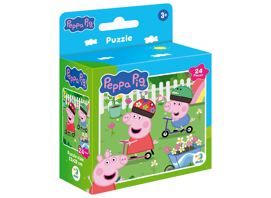 Пазл Peppa Pig Прогулка на самокатах, 24 элемента