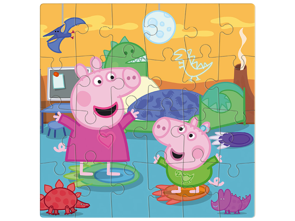 Пазл Peppa Pig Комната динозаврика, 24 элемента