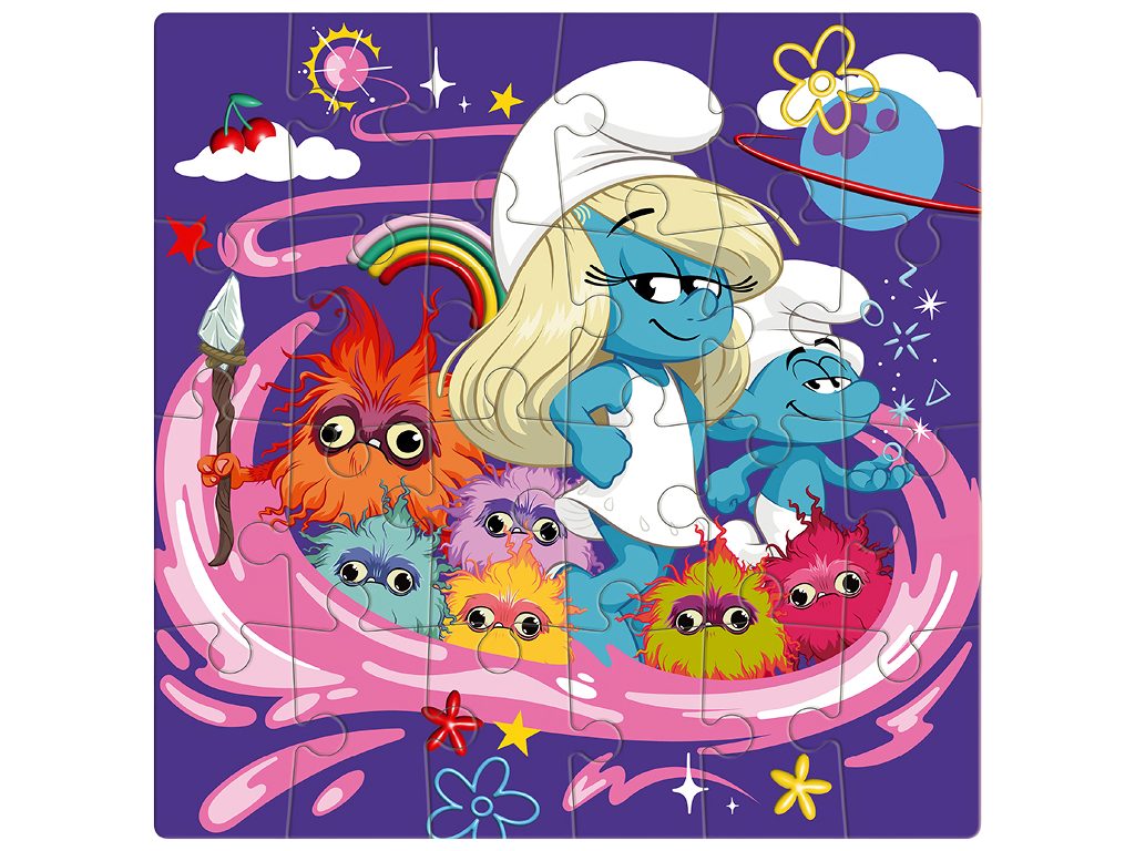 Пазл The Smurfs Малыши Пути, 24 элемента