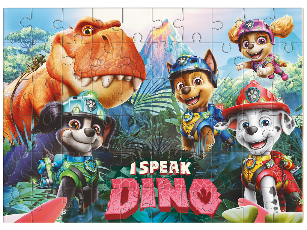 Пазл Paw Patrol Я говорю на языке динозавра, 60 элементов