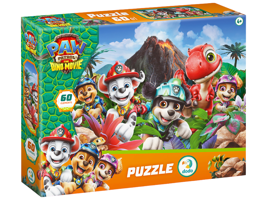 Пазл Paw Patrol Ревы, как динозавр!, 60 элементов
