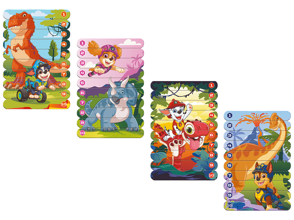 Магнітні палички для рахування Paw Patrol Острів Діно, 40 магнітів
