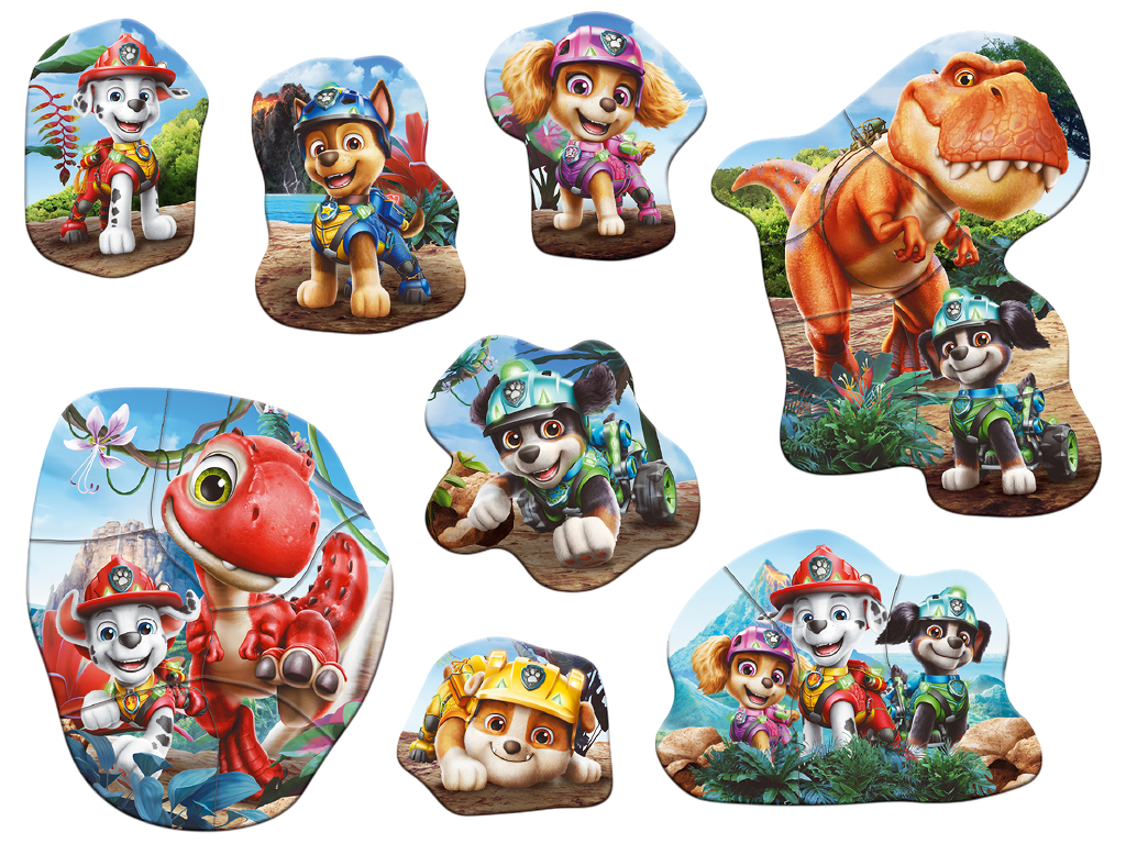 Магнітні пазли Paw Patrol Експерти з динозаврів, 20 елементів