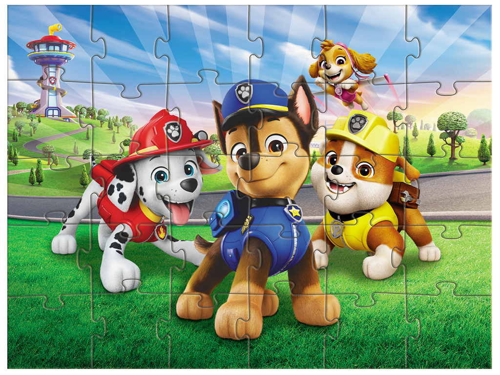 Пазл Paw Patrol Патруль возле Башни, 30 элементов
