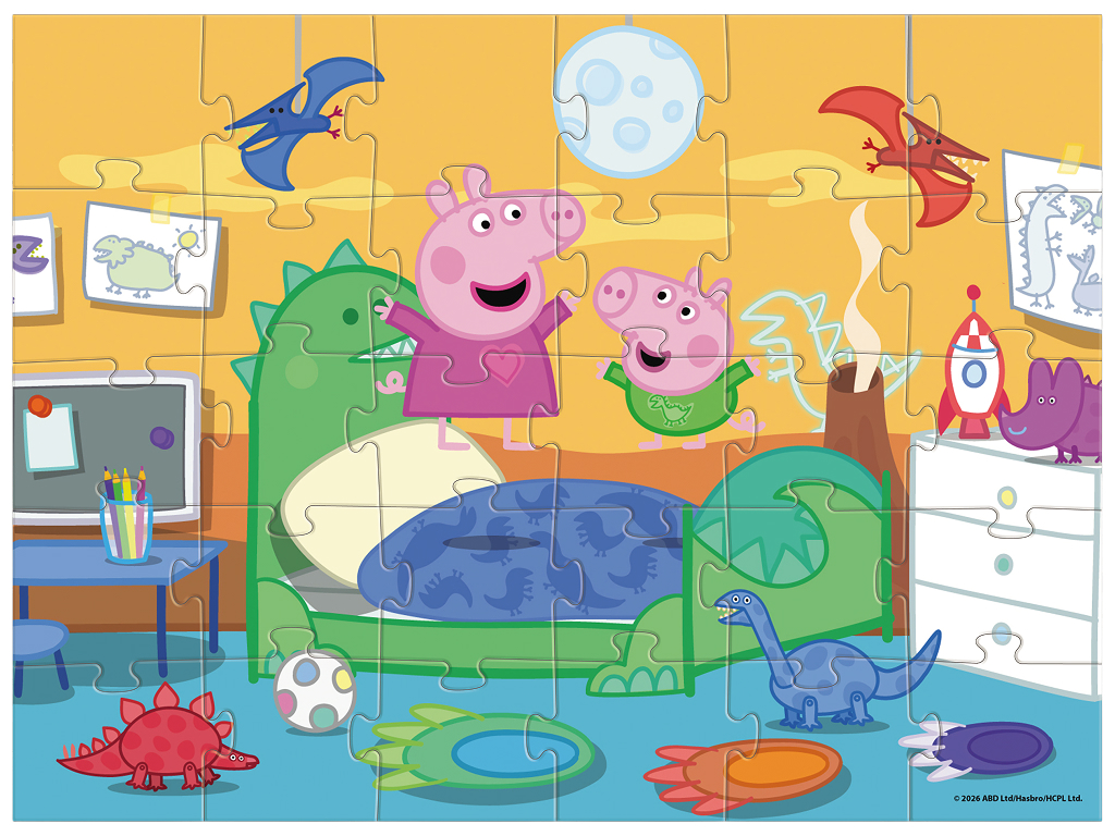 Пазл Peppa Pig Развлечение перед сном, 30 элементов