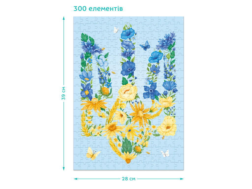 Пазл Цветущий трезубец, 300 элементов, DoDo 300588