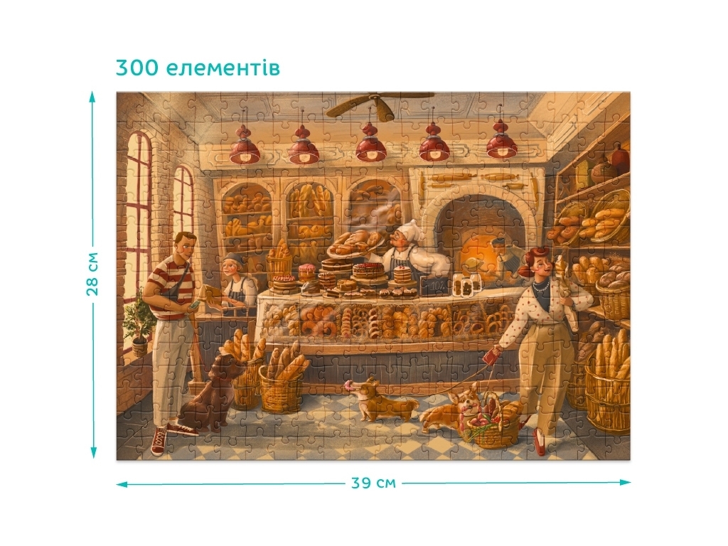 Пазл Пекарня, 300 элементов, DoDo 300589