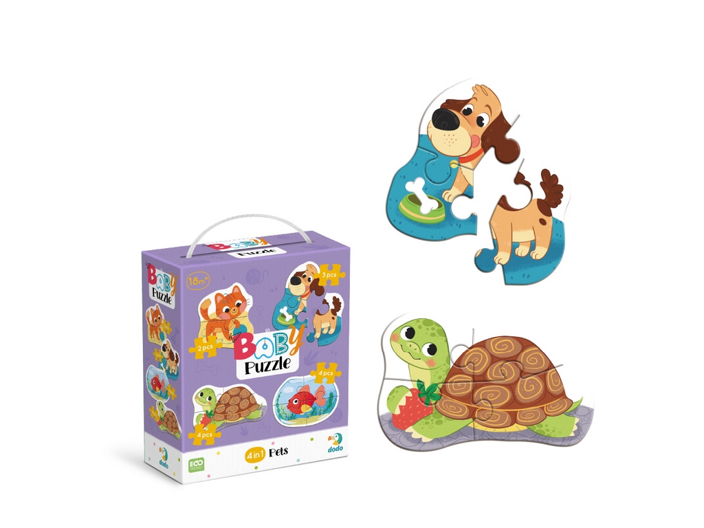Пазл 4в1 Baby puzzle, Домашние животные, DoDo
