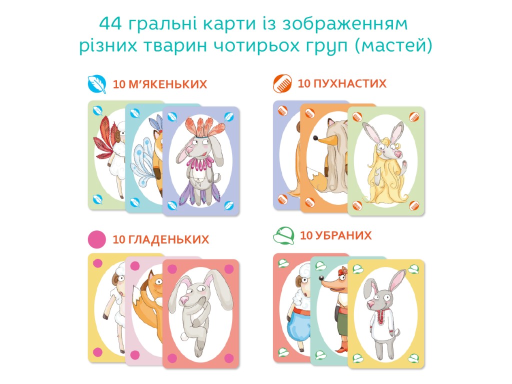 Гра карткова Базікало, блеф та зміна мастей, 30 карток, DoDo