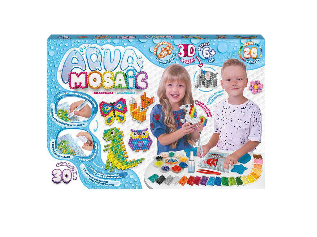 Набір для творчості аквамозаїка Aqua Mosaic, Danko Toys AM-01-01