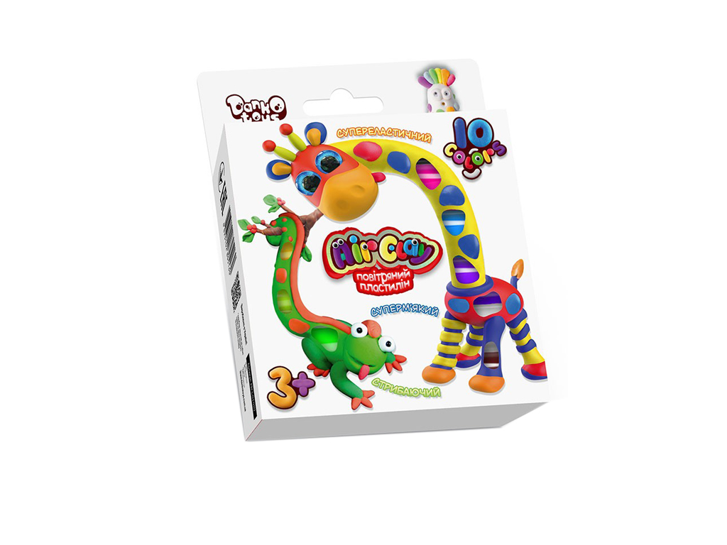 Креативное творчество Air Clay 10 цветов, Danko Toys