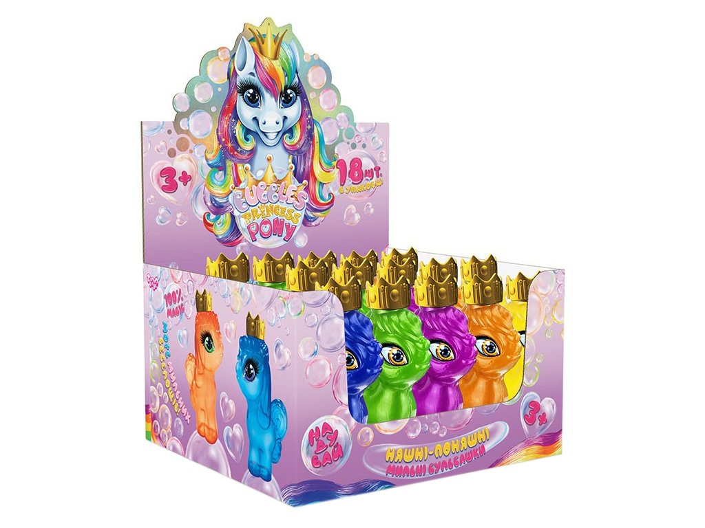 Мильні бульбашки Bubbles Princess Pony, Danko Toys