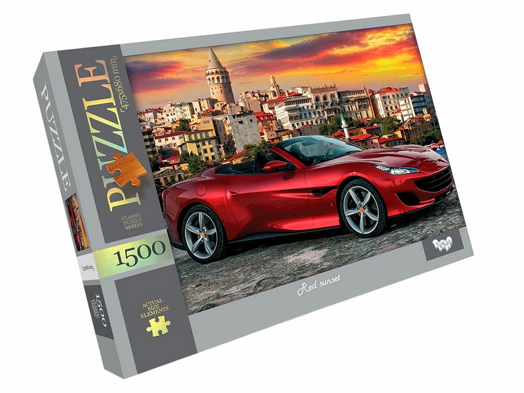 Пазлы Red sunset,1500 элементов, Danko Toys