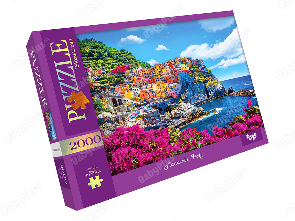 Пазлы Manarola Italy, 2000 элементов 66x94 см, Danko Toys