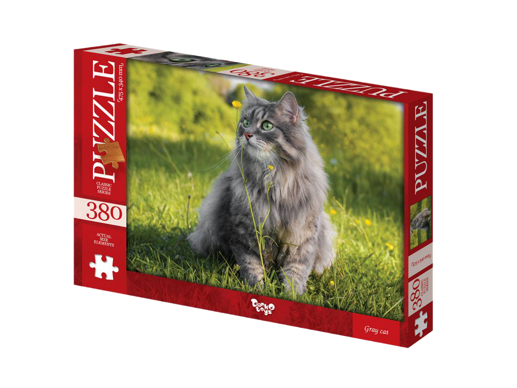 Пазли Gray cat, 380 елементів, Danko Toys