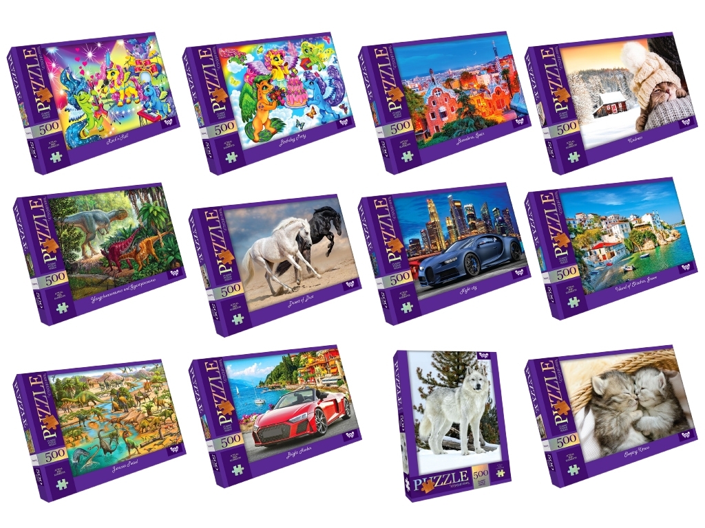 Пазлы 500 элементов, Danko Toys