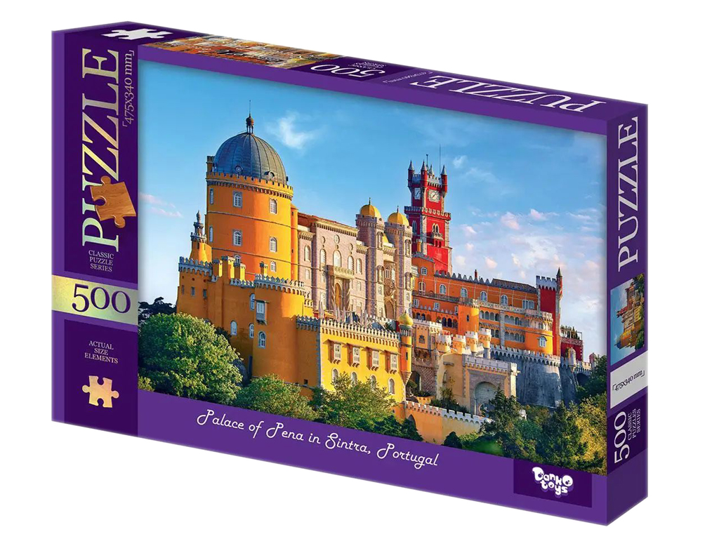 Пазлы Palace of Pena in Sintra, Portugal, France, 500 элементов, Danko Toys