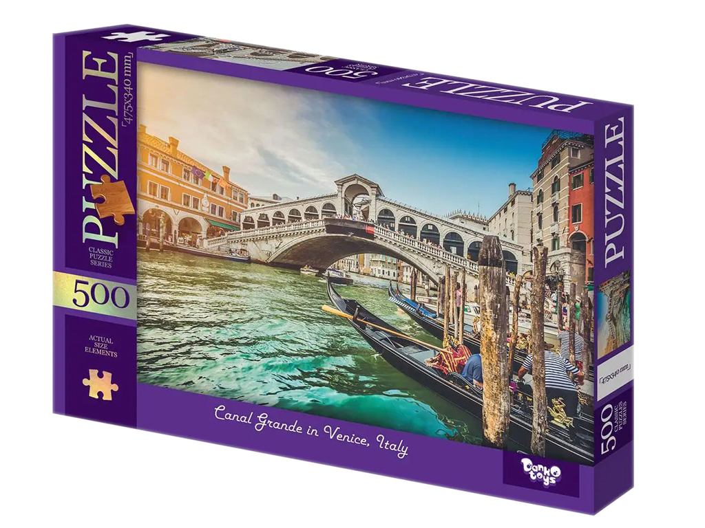 Пазлы Canal Grande in Venice, Italy, 500 элементов, Danko Toys