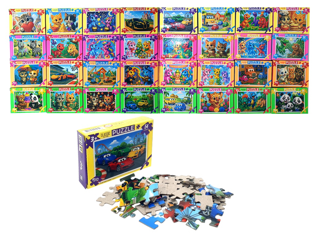Пазлы 54 элементов, Danko Toys
