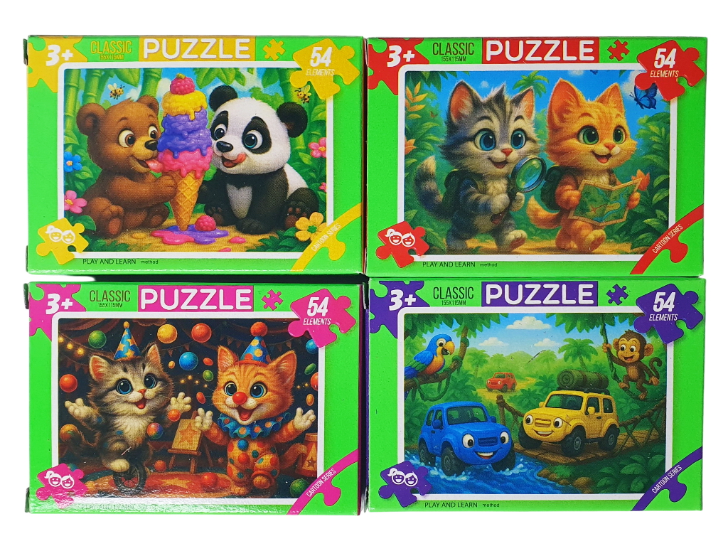 Пазлы 54 элементов, Danko Toys