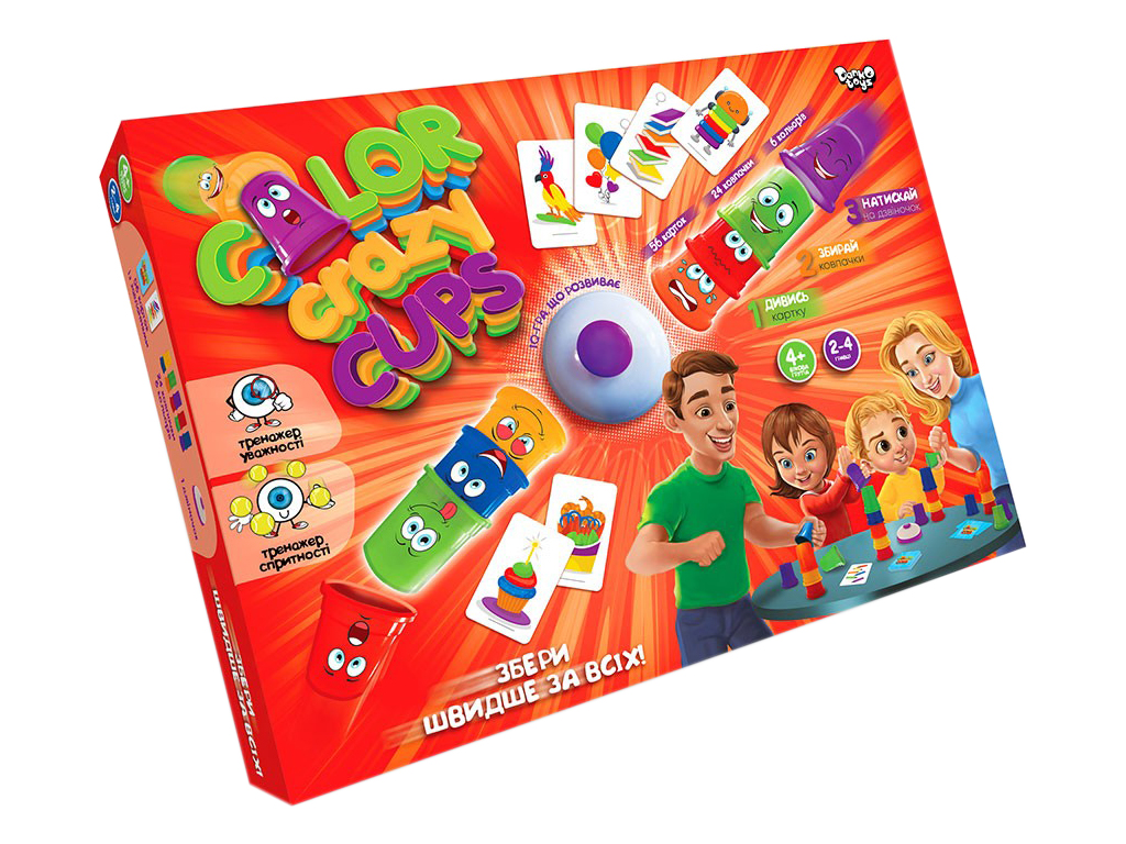 Настольная игра Color Crazy Cups, Danko Toys