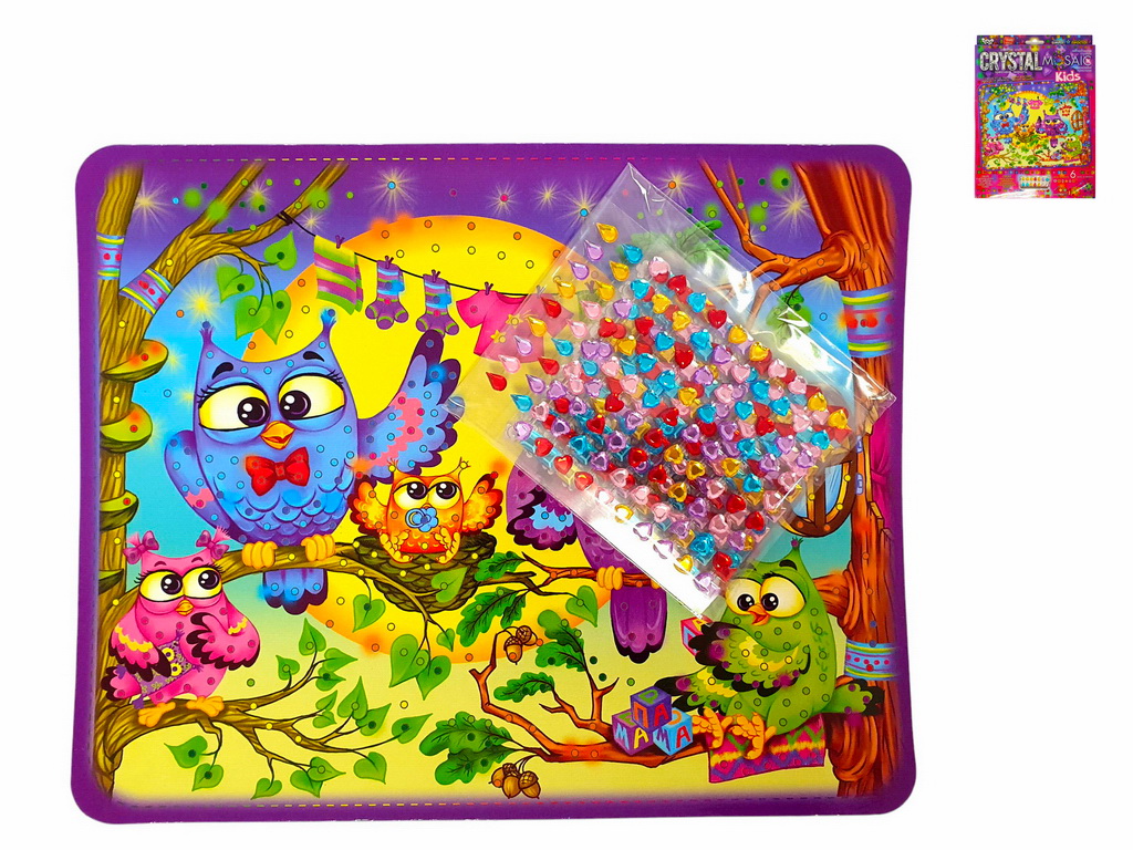Набор для творчества CRYSTAL MOSAIC KIDS, Danko Toys
