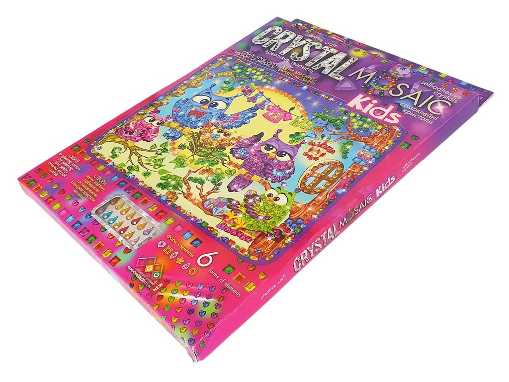 Набор для творчества CRYSTAL MOSAIC KIDS, Danko Toys