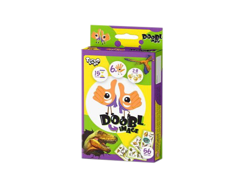 Настільна розважальна гра Doobl Image Dino 80, Danko Toys