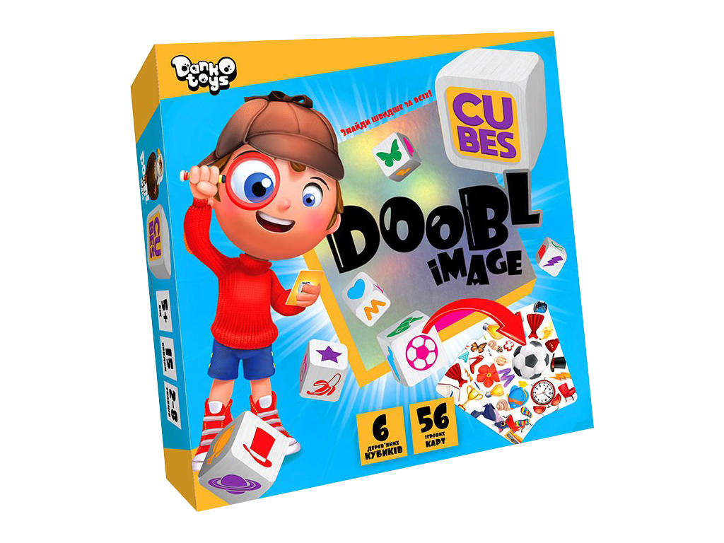 Настільна розважальна гра Doobl Image Cubes, Danko Toys